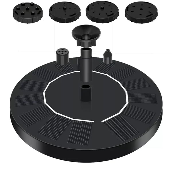 💎 -50% SOLAR-SPRINGBRUNNEN! 💎 4 Düsen, Kabellos & Schwebend für Garten, Teich & Vogelbad