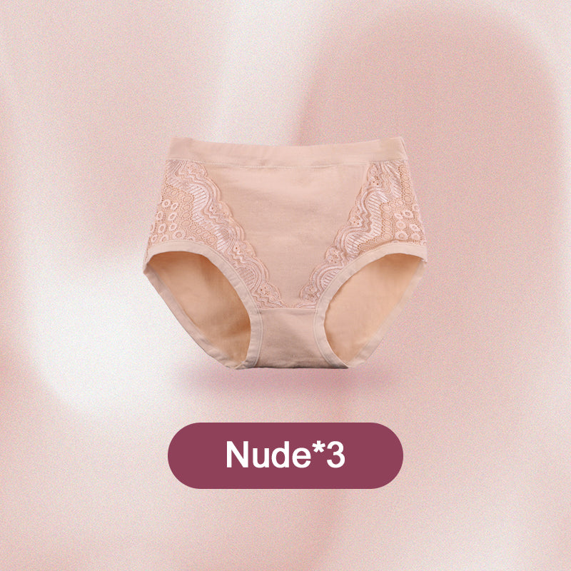 🔥50% Rabatt💟2025 Plus Größe hohe Taille auslaufsicher Baumwolle Höschen