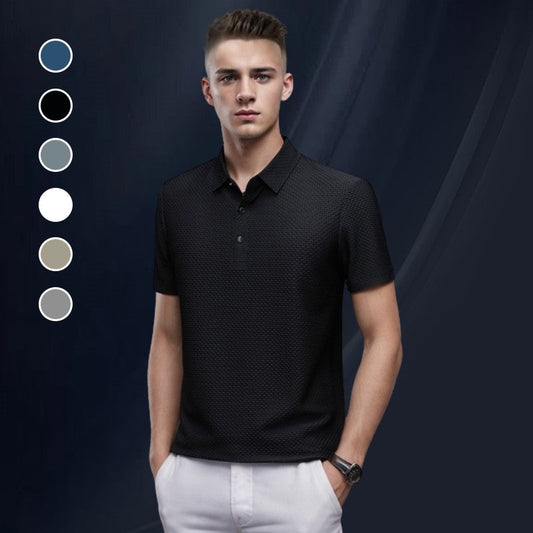 ✨Neu eingetroffen✨Sommerliches T-Shirt aus Eis-Seide für Herren