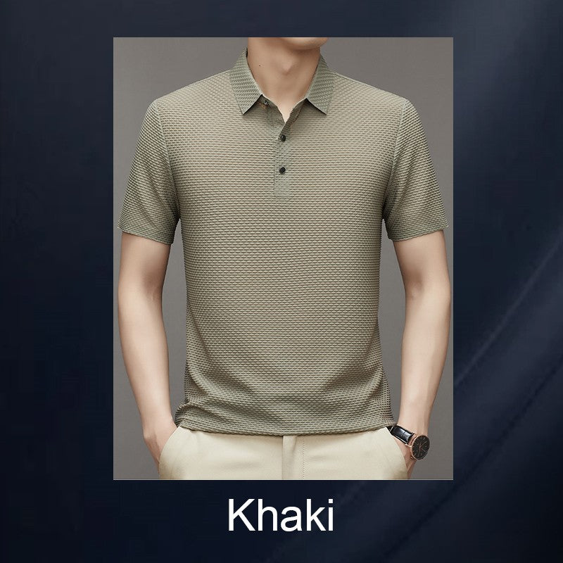 ✨Neu eingetroffen✨Sommerliches T-Shirt aus Eis-Seide für Herren