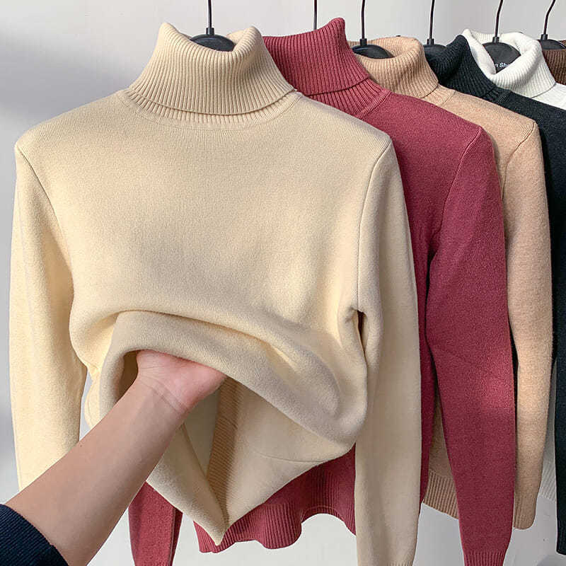 🎁Winter-Fleece-Shirt mit dickem Strickboden