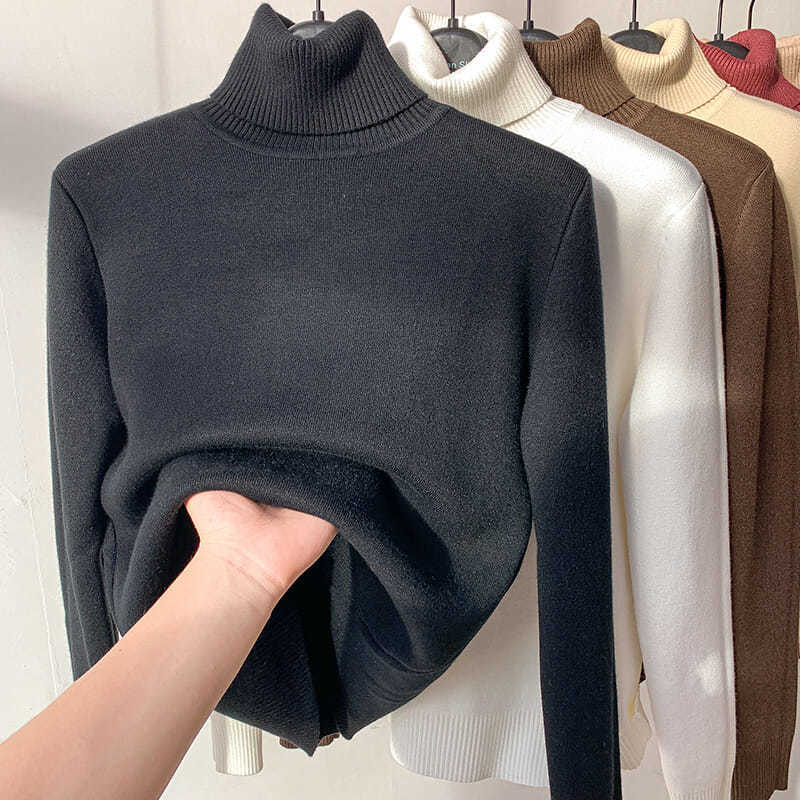 🎁Winter-Fleece-Shirt mit dickem Strickboden