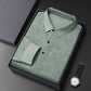 👔Elegantes lässiges langärmeliges T-Shirt mit 3 Knöpfen und Reverskragen für Männer