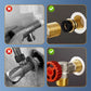 Universal-Messing-Absperrventil mit Dichtung