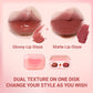 2-in-1-Lipgloss in Form eines Ohrhörers mit mattem und glänzendem Finish