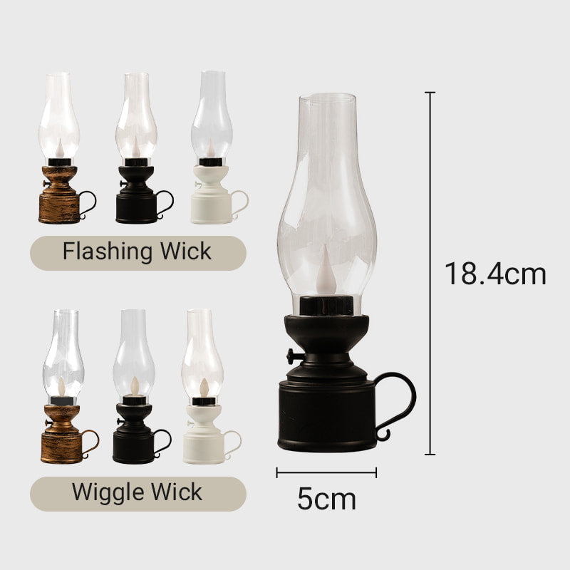 ✨🔥LED-Vintage-Petroleumlampe mit beweglicher Flamme