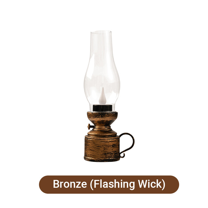 ✨🔥LED-Vintage-Petroleumlampe mit beweglicher Flamme