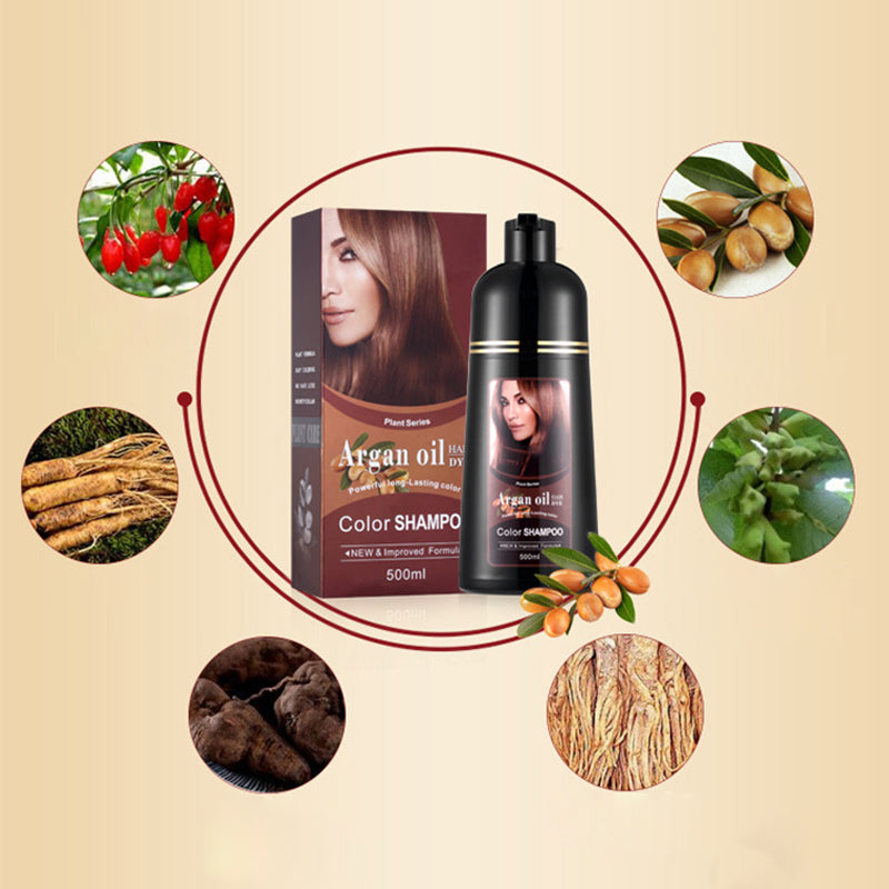 🔥 50% RABATT! 🔥 2-in-1 Color & Pflege Shampoo - Langanhaltende Haarfarbe mit Intensiver Pigmentierung 💁‍♀️✨