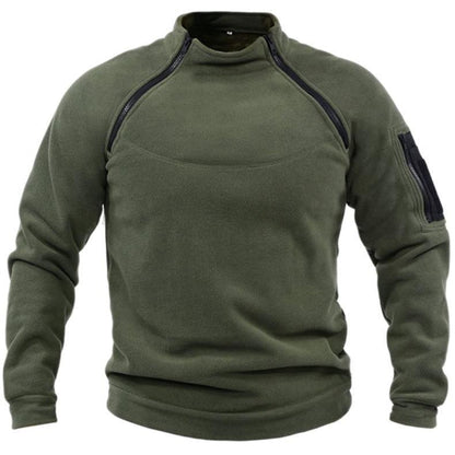 Atmungsaktives Outdoor-Sweatshirt aus Polarfleece für Herren