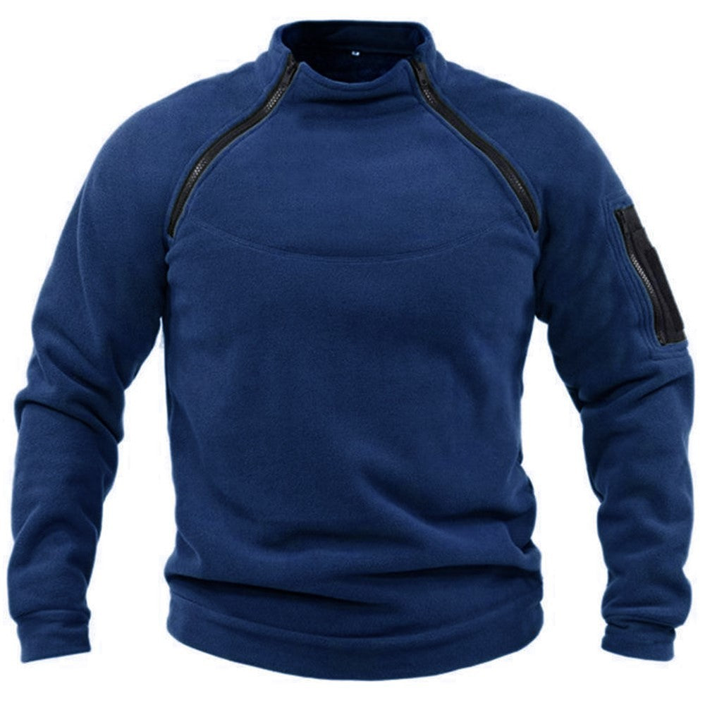 Atmungsaktives Outdoor-Sweatshirt aus Polarfleece für Herren