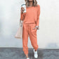 🎅Weihnachtsaktion💯Elegantes zweiteiliges Outfit für Damen: Oberteil + Hose