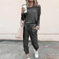 🎅Weihnachtsaktion💯Elegantes zweiteiliges Outfit für Damen: Oberteil + Hose