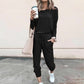 🎅Weihnachtsaktion💯Elegantes zweiteiliges Outfit für Damen: Oberteil + Hose