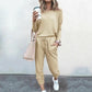 🎅Weihnachtsaktion💯Elegantes zweiteiliges Outfit für Damen: Oberteil + Hose