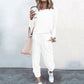 🎅Weihnachtsaktion💯Elegantes zweiteiliges Outfit für Damen: Oberteil + Hose