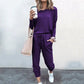 🎅Weihnachtsaktion💯Elegantes zweiteiliges Outfit für Damen: Oberteil + Hose