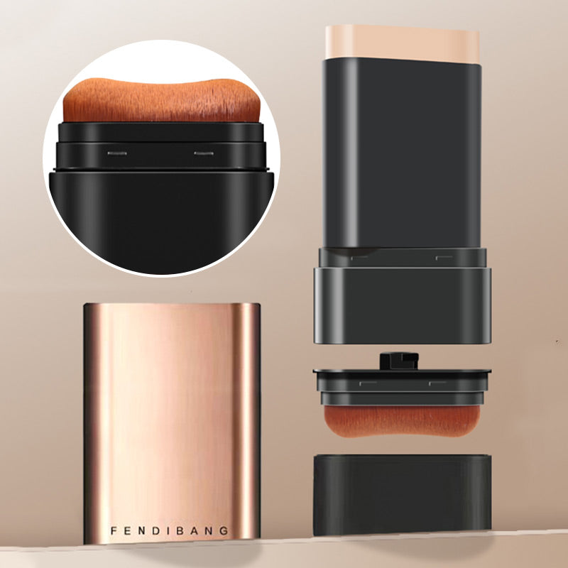 🌈✨Natural Matte Finish Foundation Stick met borstel