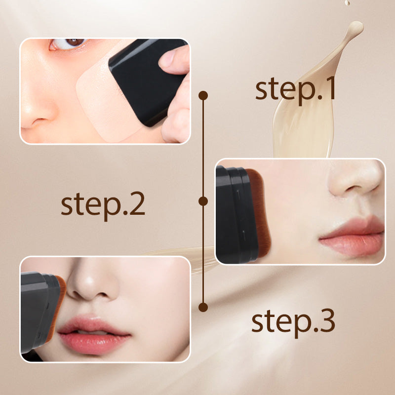 🌈✨Natural Matte Finish Foundation Stick met borstel