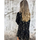 🔥Winter Heißer Verkauf 40% RABATT🔥Damenkleid mit V-Ausschnitt und Print