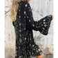 🔥Winter Heißer Verkauf 40% RABATT🔥Damenkleid mit V-Ausschnitt und Print