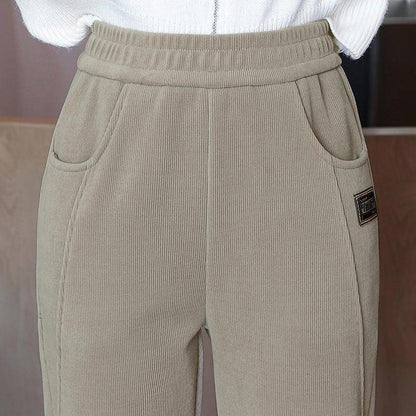 🔥Zeitlich begrenztes Angebot🔥Warme, mit Fleece gefütterte Hose für Frauen mit hoher Taille