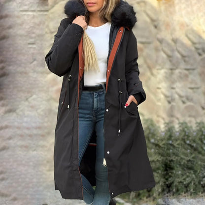 ❄️Winter-Specials❄️Damen Winter Parka mit Kapuze und Fellkragen