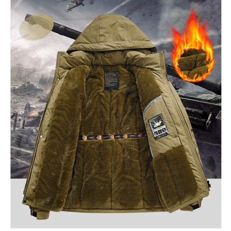 ❄️Winter-Specials❄️Men's Warme Wasserdichte Kapuzenjacke