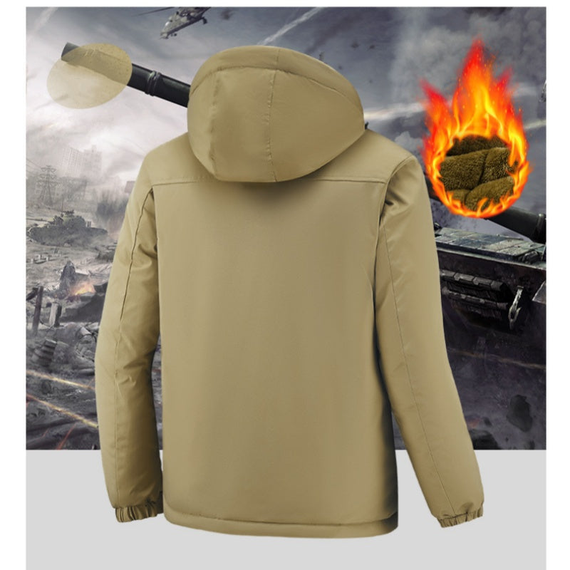 ❄️Winter-Specials❄️Men's Warme Wasserdichte Kapuzenjacke