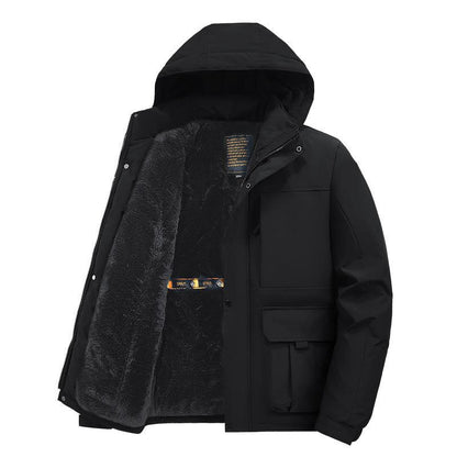 ❄️Winter-Specials❄️Men's Warme Wasserdichte Kapuzenjacke