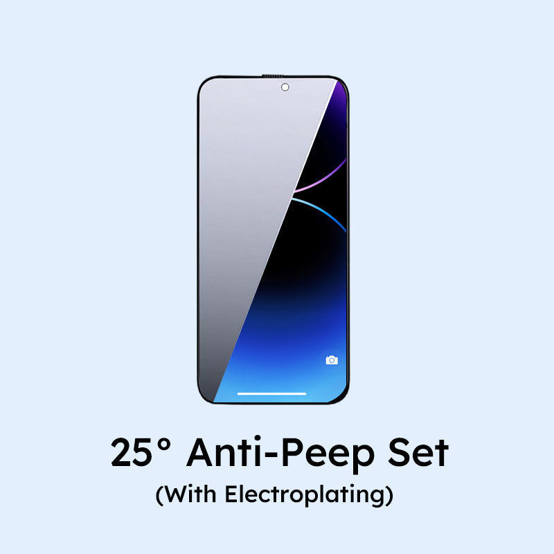 Multi-Angle Anti-Peep-Hartfolienset für das iPhone13-16