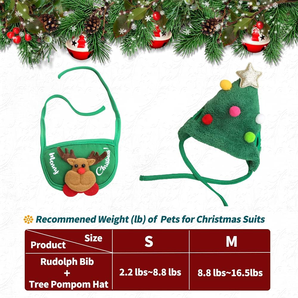 🎅Weihnachtsverkauf 49% Rabatt🎄Niedliche Weihnachtsbaum-Mütze mit Pom-Poms