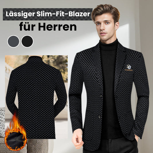 💜 LETZTER TAG DER AKTION – 50 % RABATT 💜Lässiger Slim-Fit-Blazer für Herren