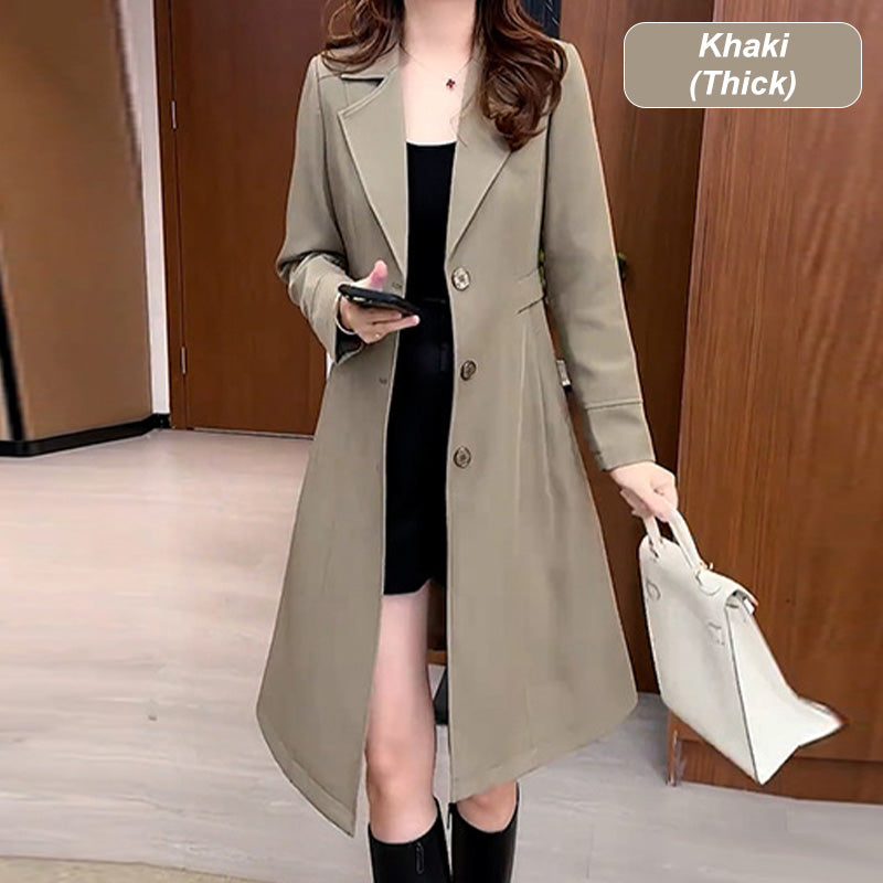 🔥2024 Neues Design🌸Langer warmer Trenchcoat für Frauen