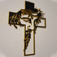 Jesus Kreuz Metallschild Christus Wanddekoration
