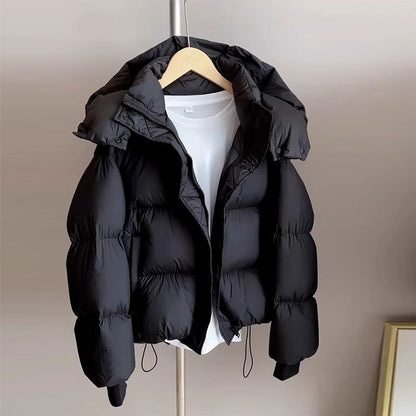 🌟Damen-Winterjacke mit Kapuze💝Wintermodeartikel✨Fleece und verdickt