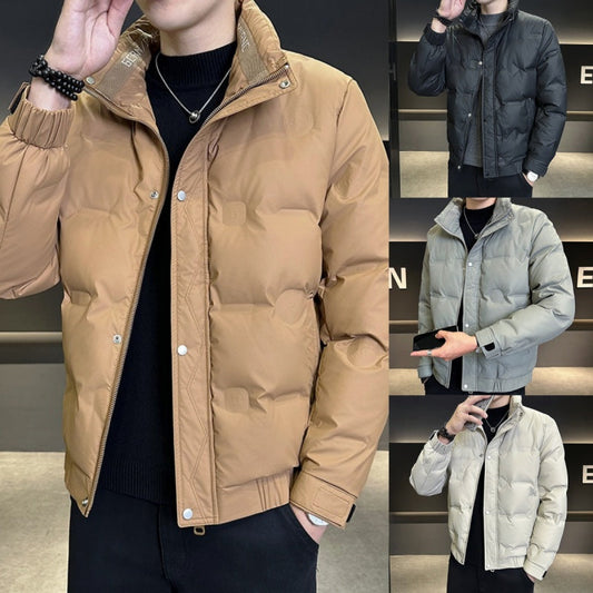 Herren modische warme Jacke mit Taschen