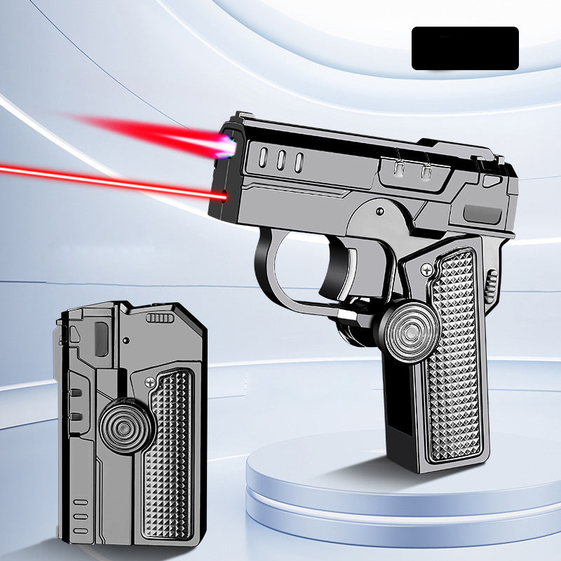 🔥Multifunktionales faltbares winddichtes Feuerzeug - Nachfüllbar mit integriertem Sicherheitsverschluss für Outdoor-Abenteuer