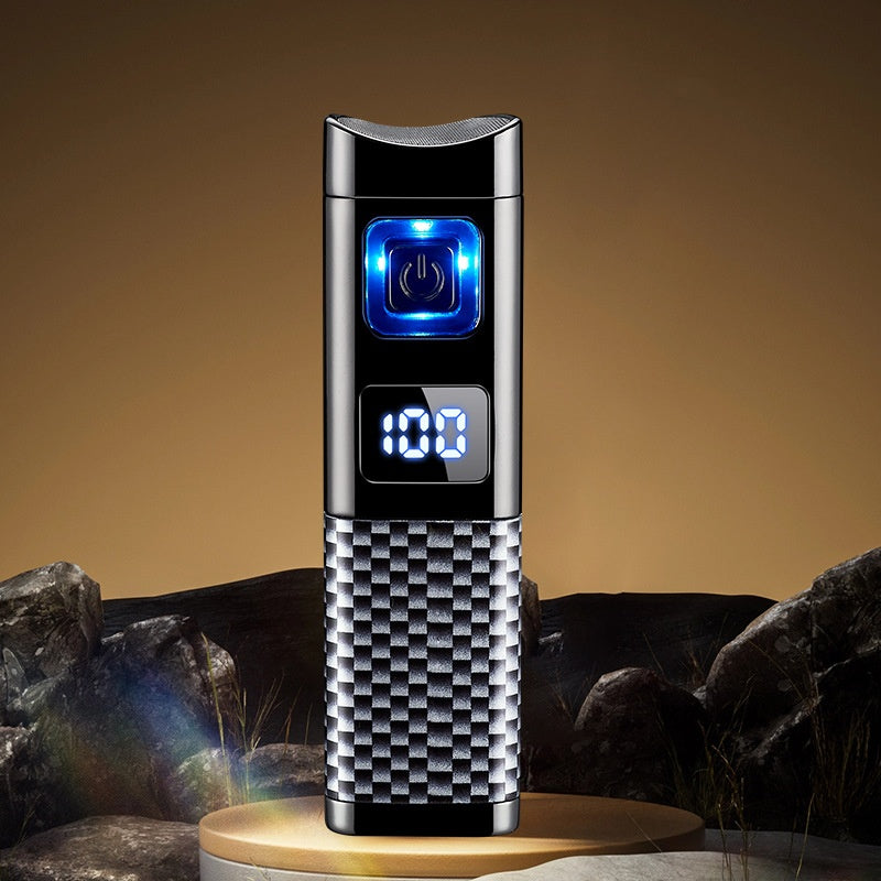 ✨2025 Neues Design🔥Wiederaufladbares & nachfüllbares Zigarrenfeuerzeug mit LED-Anzeige