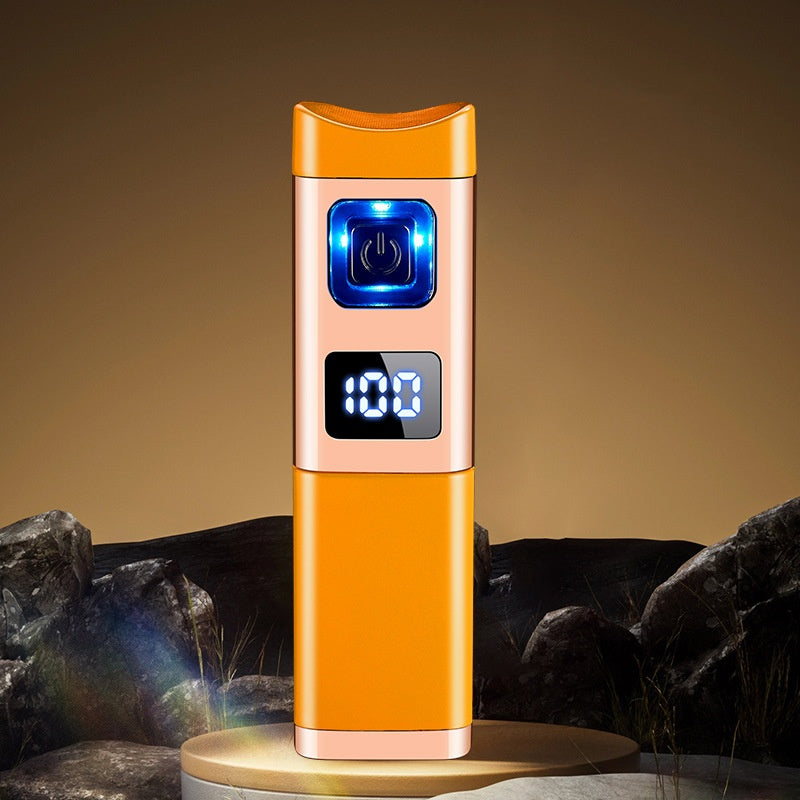 ✨2025 Neues Design🔥Wiederaufladbares & nachfüllbares Zigarrenfeuerzeug mit LED-Anzeige