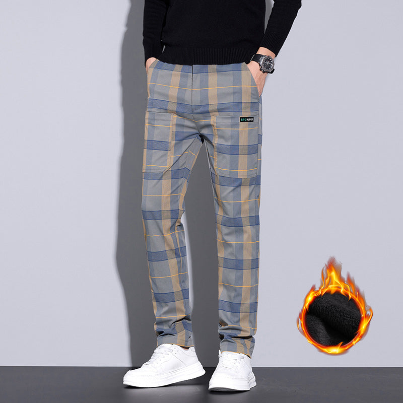 🏆HEISSER VERKAUF 49% - Lässige karierte Herrenhose mit Taschen