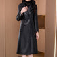 Eleganter, beidseitig wendbarer Mantel für Damen