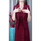 Damen Modischer Blazer und Ärmelloses Kleid 2-teiliges Set