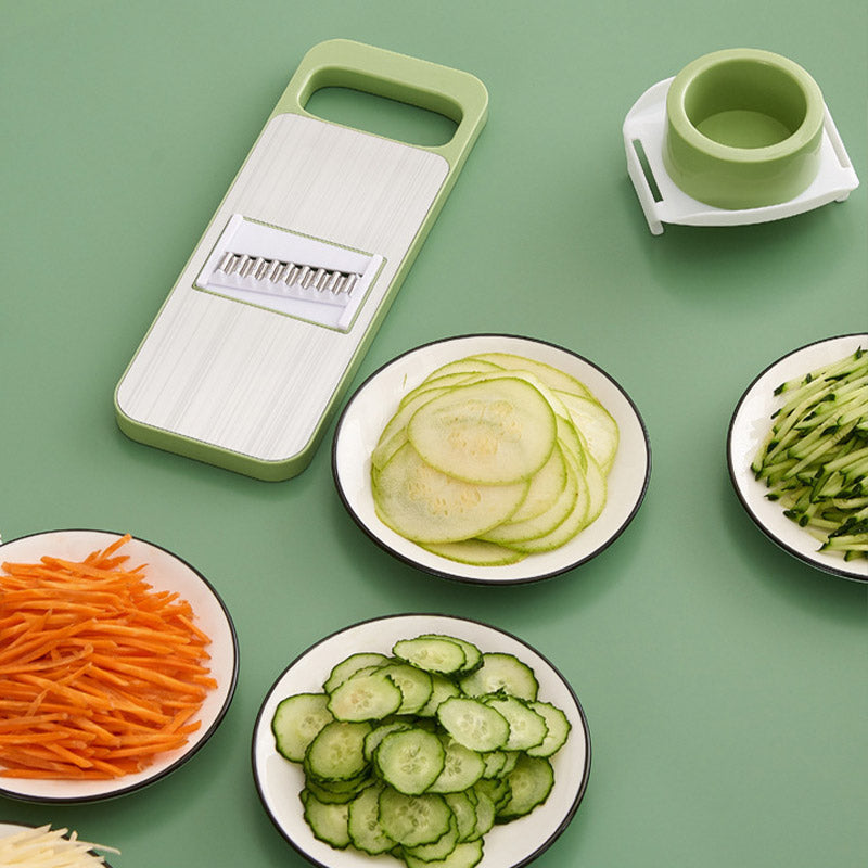 ✨Multifunktionaler 7-in-1 Küchenzerkleinerer aus Edelstahl mit Handschutz🎁👩‍🍳