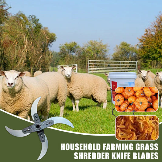 ⚙️ 50% RABATT! ✂️ Messerklingen für Haushalts-Grashäcksler – Robust, Langlebig & Einfach zu Wechseln 🌱