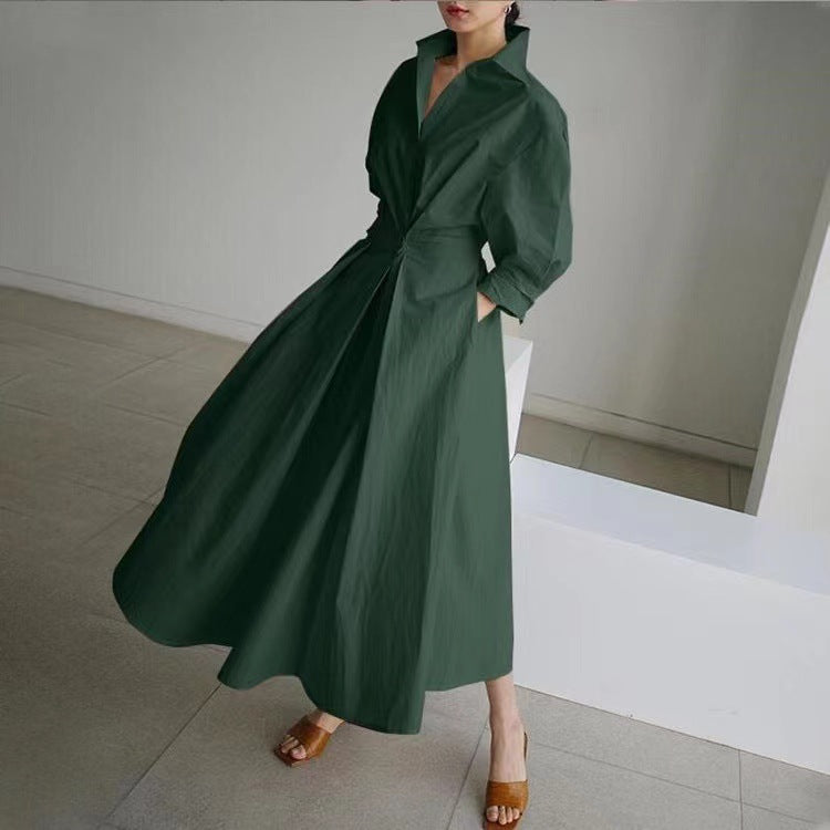 💃Anti-Seasonal Sonderangebot! 🙋‍♀️ Neujahr monochrome modische luftige Maxikleider🔥