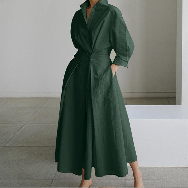 💃Anti-Seasonal Sonderangebot! 🙋‍♀️ Neujahr monochrome modische luftige Maxikleider🔥
