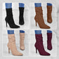 ⏰Maximal 50 % Rabatt🏆Kurze Damenstiefel mit hohem Absatz und spitzer Zehe
