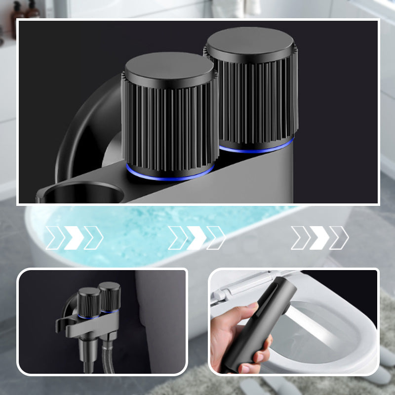 🚿✨ 2-in-1 Dual-Kontrollventil & Bidet-Sprühset – praktische Wasserlösung für Bad und WC 🏠