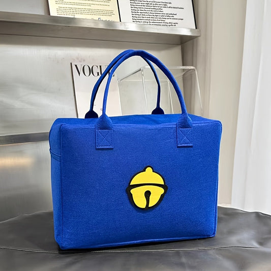 Reisetasche aus Filz mit Cartoon-Muster
