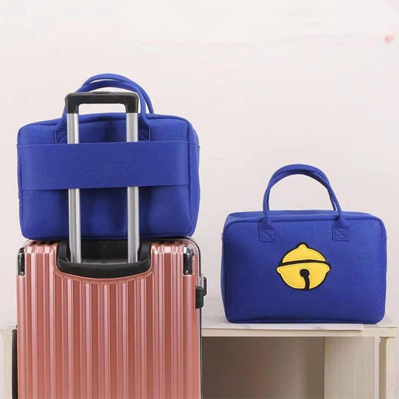 Reisetasche aus Filz mit Cartoon-Muster